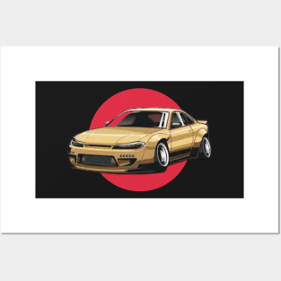 Jdm Silvia Initial d Posters and Art